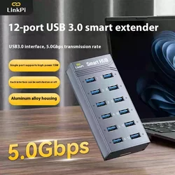 SmartHUB Hub USB 3.0 con carga inteligente y control por software
