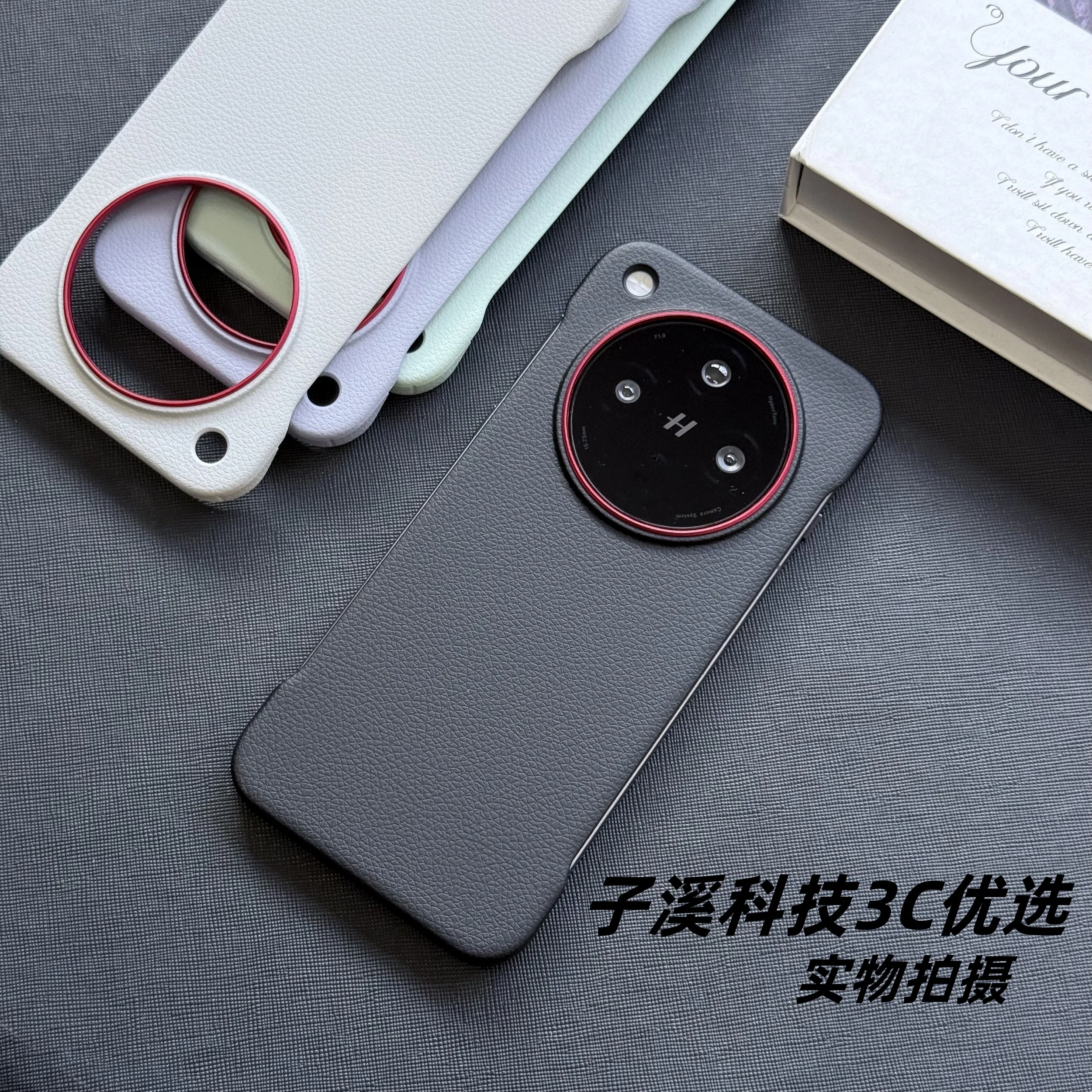 Para OPPO Find X8 Pro Funda de cuero de lujo Litchi Grain Funda sin marco para OPPO Find X 8 Funda fina y ligera a prueba de golpes - imagen 4