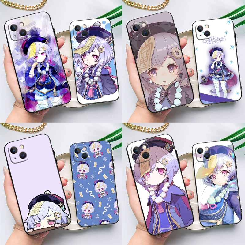 Genshin-funda Qiqi de impacto para Honor 70 90 50 Lite 200 400 Pro X9a X9b X9c X9d X8a X8b X8c Magic 7 5 6 8 Pro Coque