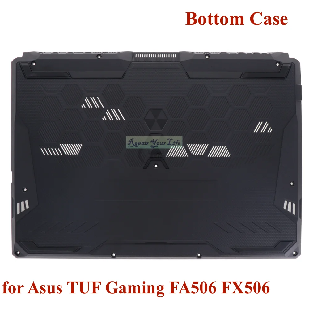 Funda inferior de ordenador portátil para Asus TUF Gaming FA506, FX506, FA506II-1A, FX506LI, FX506LH, FX506LU, funda trasera de 3 agujeros, 90NR03M1-R7D010, 90NR03L1