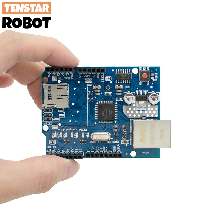 Placa de desarrollo W5100 Ethernet Shield UNO Shield