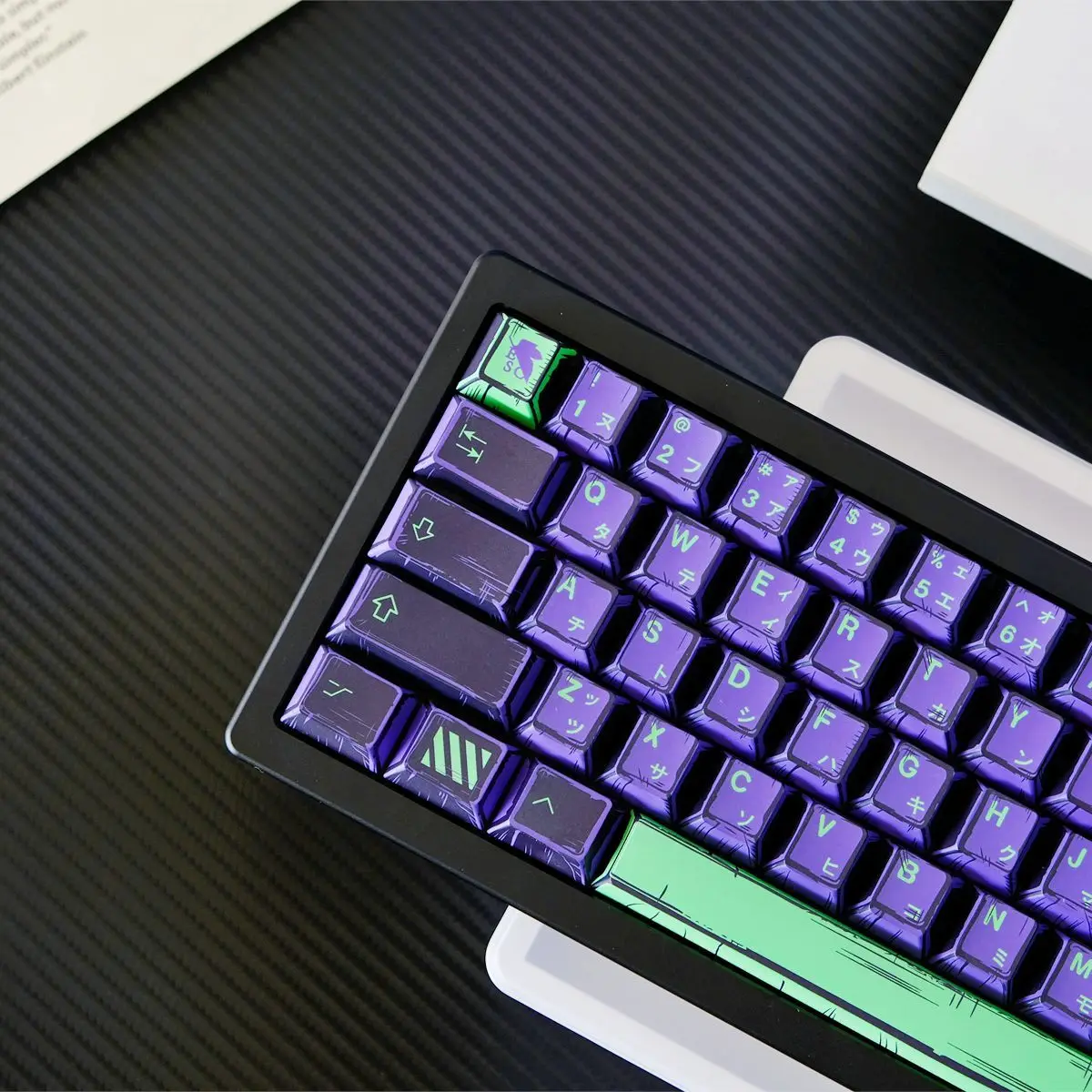 Teclas de Manga de 151 teclas, sublimación de cinco lados PBT, tapa de bola personalizada de Chreey, teclas de teclado mecánico DIY para Alice - imagen 2