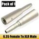 6.35-F To XLR-M