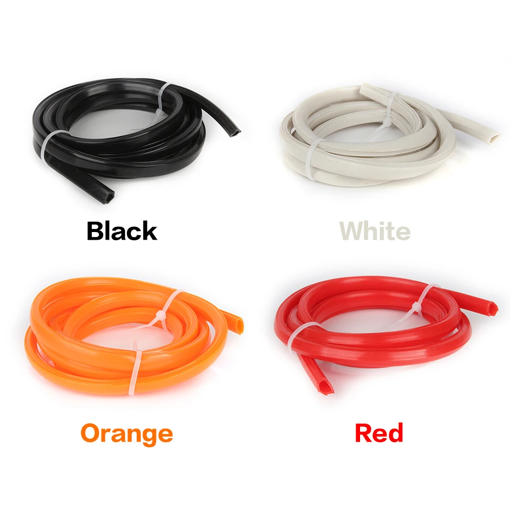 Cubierta de ranura de aluminio, perfil de sellado plano 2020, accesorios de impresora 3D para soporte de Panel de extrusión negra, tubo de relleno en T extruido de 6Mm - imagen 3