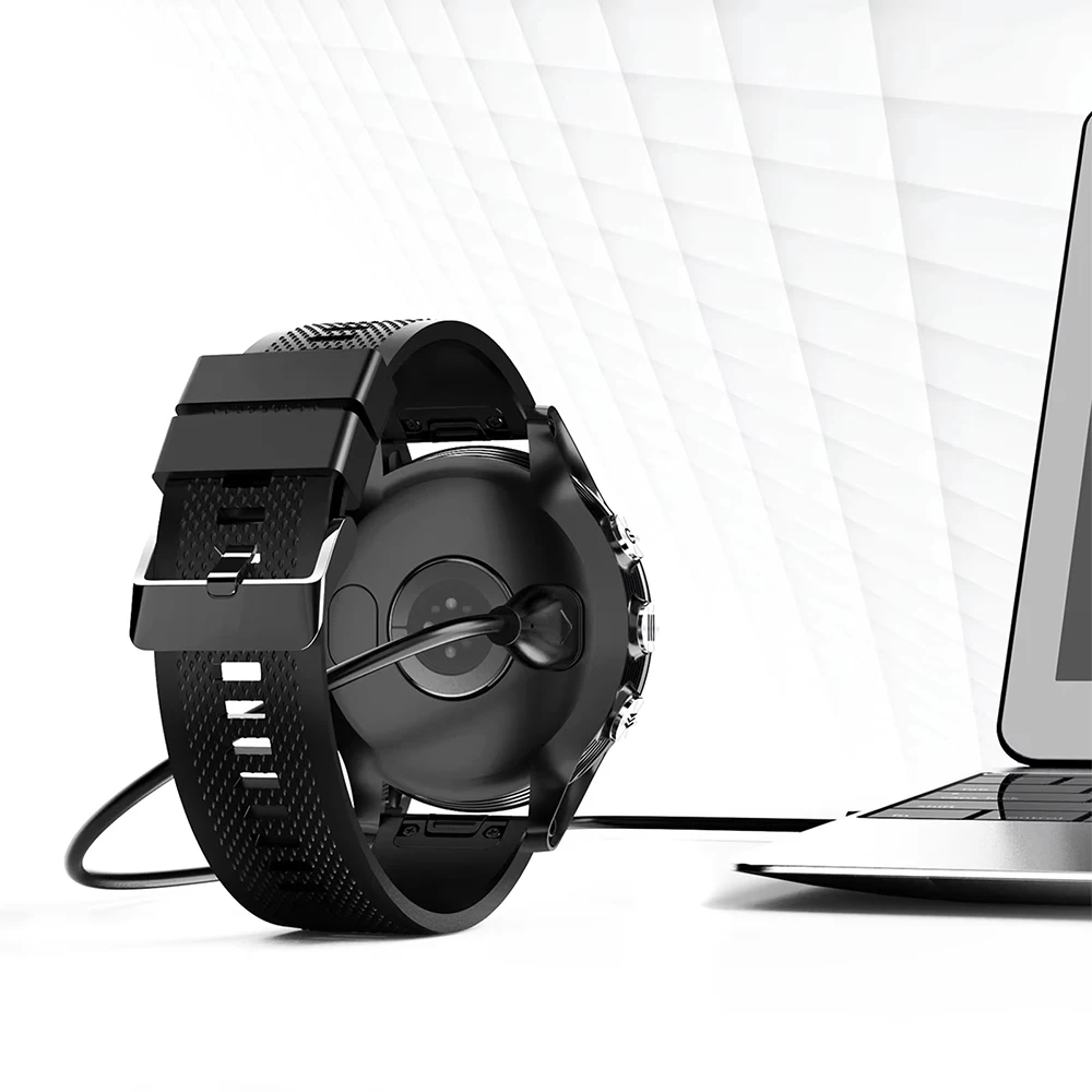 Cable cargador de reloj USB tipo C para Garmin Fenix 7 7S 7X Forerunner 255 955 945 45 245 Quatix 5 Vivomove 3 Cable de carga de reloj - imagen 4