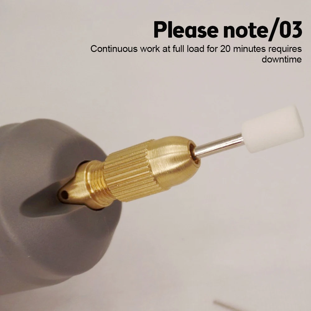 Mini taladro eléctrico USB de 5V, máquina pulidora eléctrica para antigüedades y coleccionables, amoladora eléctrica para tallar y moler - imagen 5