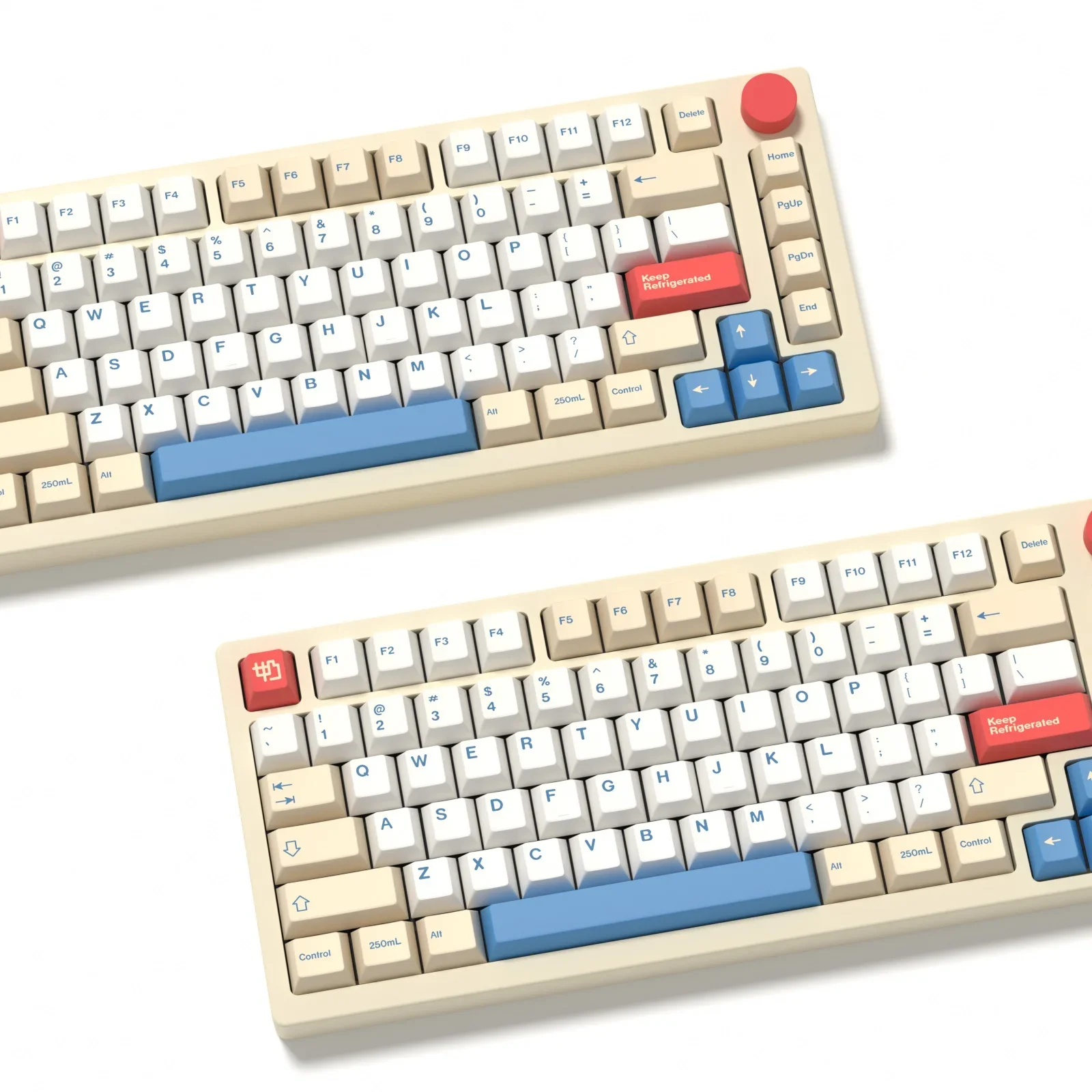 KBDiy-Juego de 145 teclas GMK para teclado mecánico, perfil de cereza, teclas de leche de soja GMK PBT para interruptores MX para 60/61/68/84/87 - imagen 4