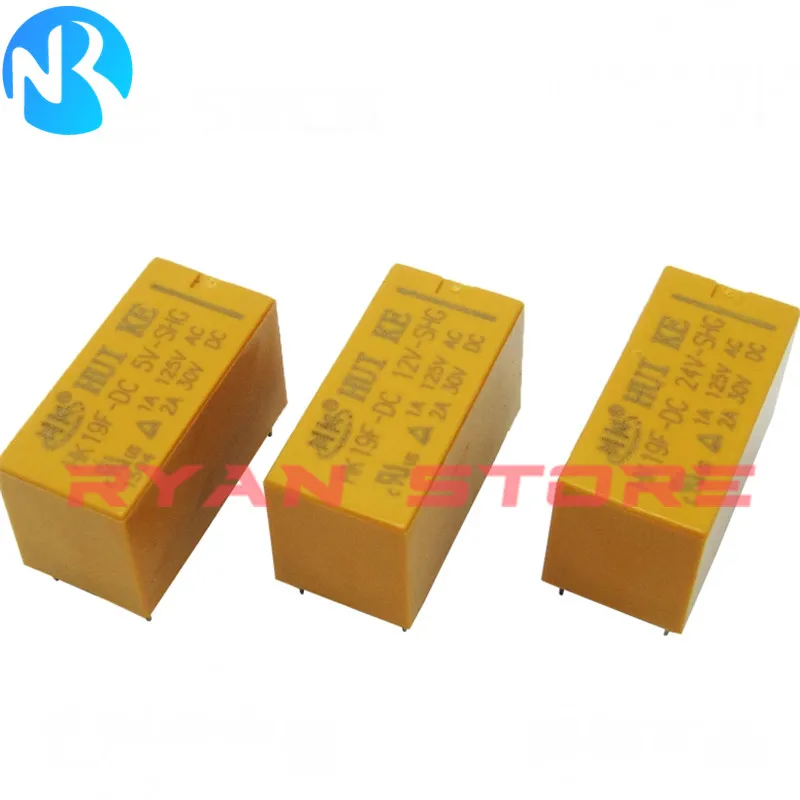 5 uds 100% nuevos relés HK4100F HK19F DC3V 5V 9V 12V 24V SHG 8Pin 6Pin 2A/3A HK4100F-DC5V-SHG HK19F-DC12V-SHG HK19F-DC5V-SHG - imagen 3
