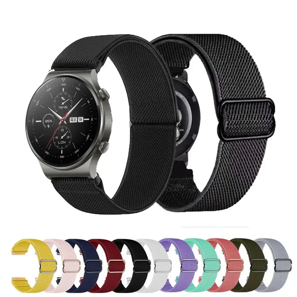 Correa de nailon para Huawei Watch GT 2 Pro, Correa deportiva de 22mm para Huawei GT 2 46mm/GT 3/GT 4/GT Runner 2E/Watch 3
