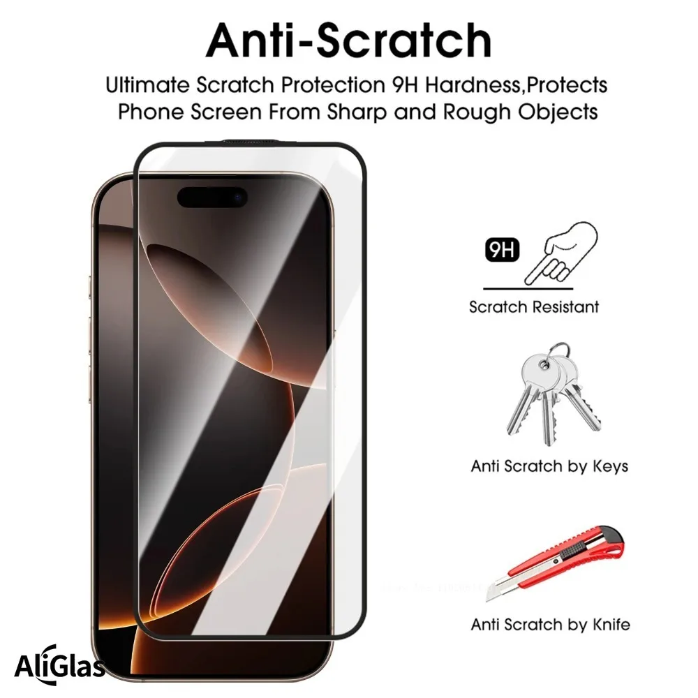 3 uds película de vidrio templado 9H para Honor 80 90 100 Pro 80 SE Protector de pantalla de fácil instalación para Honor 30 50 60 70 Pro película HD - imagen 3