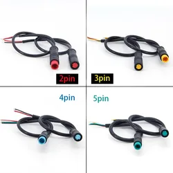 Conector M8 macho y hembra impermeable para bicicleta eléctrica