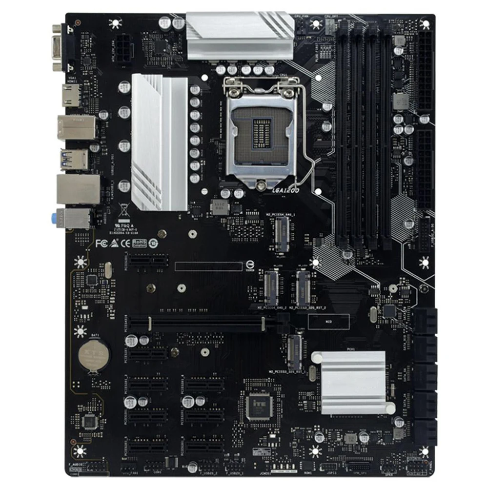 Para Biostar TZ590-BTC DUO placa base Z590 LGA1200 6 Gb/s compatible con 10. °/11 ° CPU Micro ATX DDR4 PCIe 3,0 128GB - imagen 5