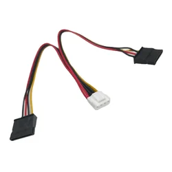 DAHUA/Hikvision Cable SATA de alimentación 20 cm 4 pines 1:2 CCTV