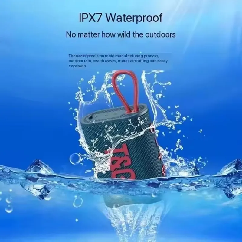 NewWireless portátil Bluetooth IPX 7 altavoz impermeable TG396 altavoz inalámbrico Bluetooth para exteriores Ultra bajo Mini Boombox TWS - imagen 4
