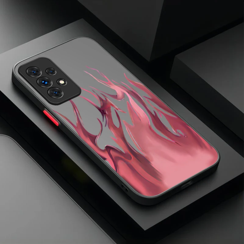 Funda con símbolo Noble de llama para Samsung Galaxy A05 A05S A54 A34 A24 A14 A53 A33 A23 A13 A52 A52S A32 A22 A12 A71 A51 A31 A50 - imagen 3