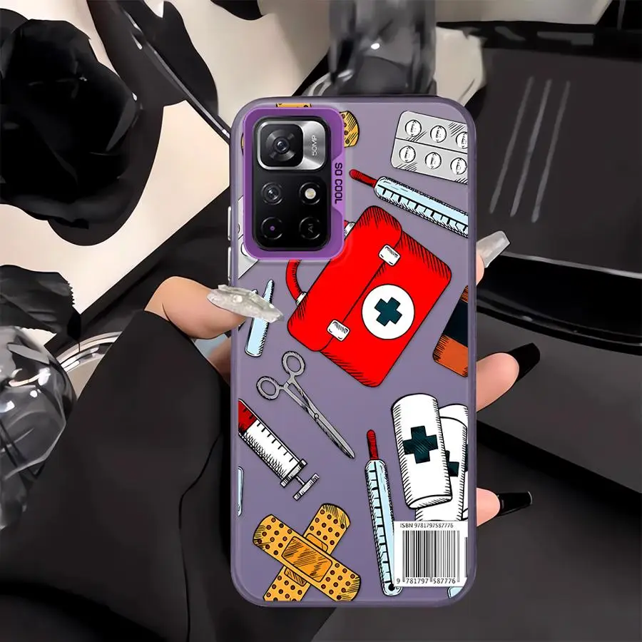 Funda Cool Nurse Medicine para Xiaomi Mi 12T Pro 11 Lite 13T, funda trasera para teléfono - imagen 2