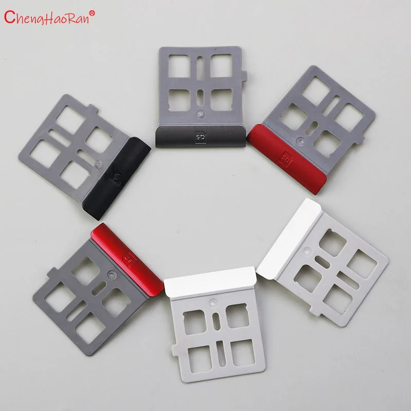 Marco de soporte de cubierta de ranura para tarjeta de juego SD Original, pieza de reparación de consola Nintendo 3DS LL/3DS XL, blanco, negro, plateado, rojo limitado, 1 ud. - imagen 2