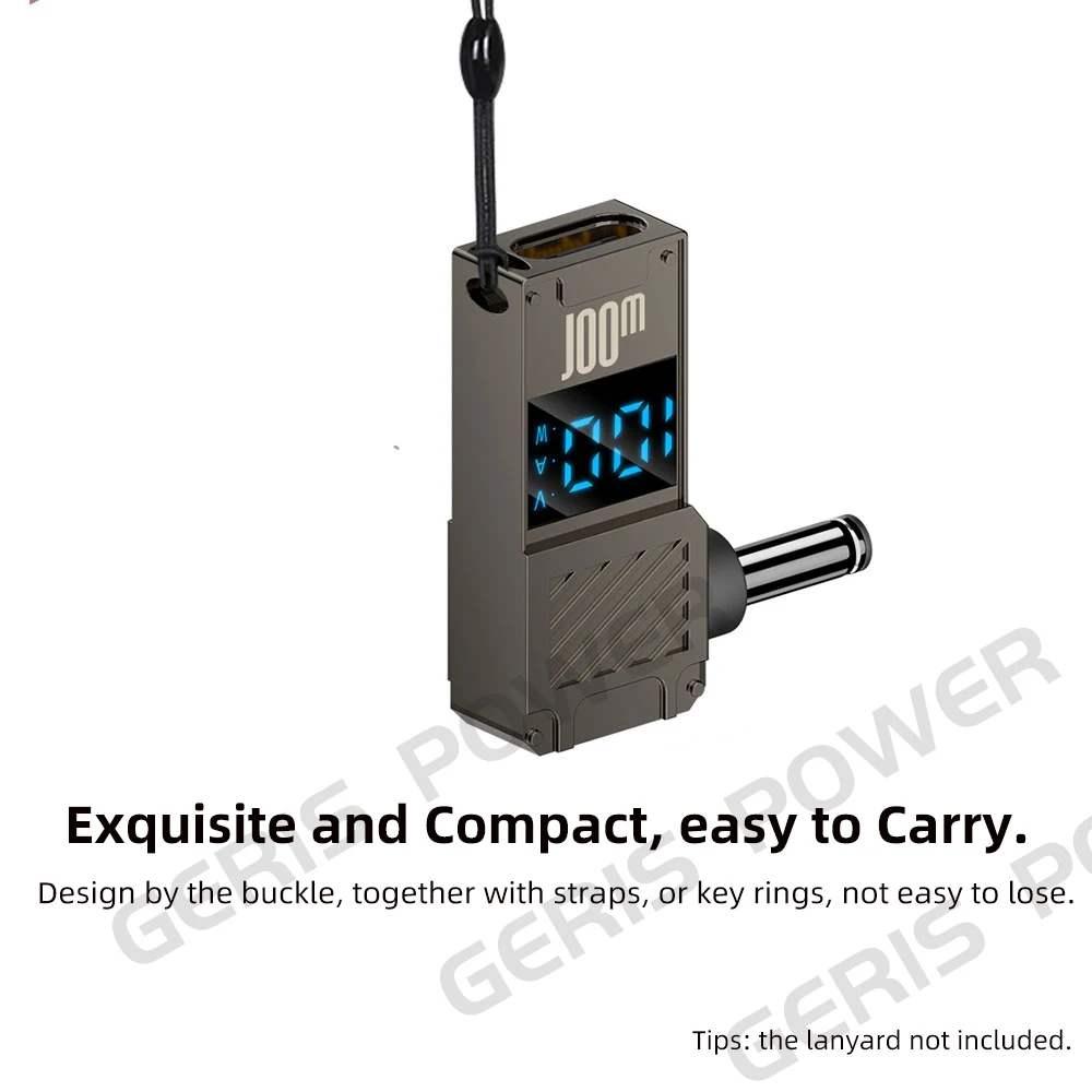 Adaptador de pantalla LED de carga rápida tipo C de 100W, conector Universal USB C PD, convertidor de cargador de ordenador portátil para Lenovo, Dell, Asus, HP - imagen 5