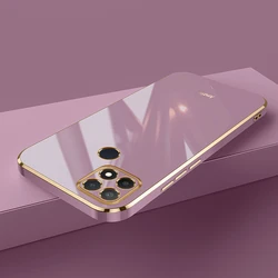 Realme C25 / C25s / C15 / C12 Funda Silicona Antigolpes Cuadrada