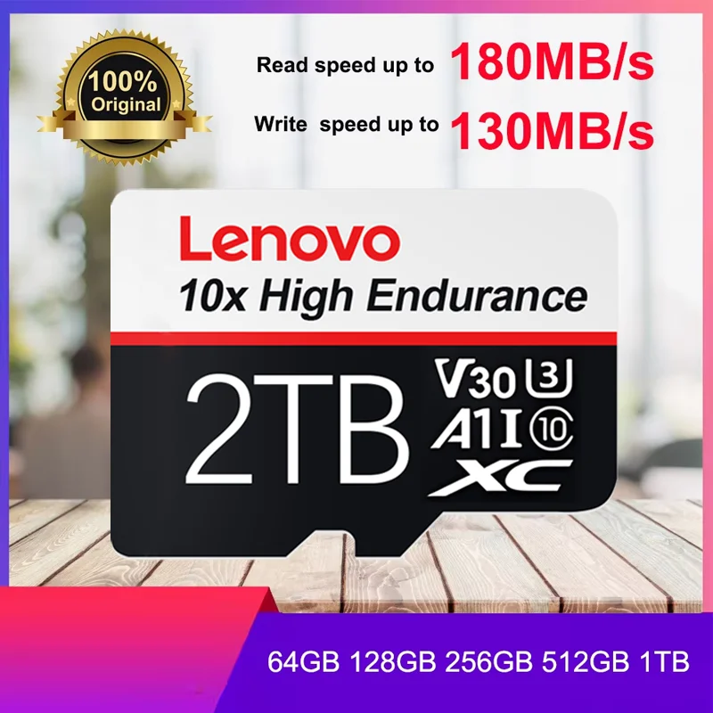 Tarjeta De memoria Lenovo De 2TB para Nintendo Switch, tarjeta Micro Tf Sd De 1TB V30 4K, 128GB, 256GB, 512GB, Cartao De Memoria para Nintendo 64