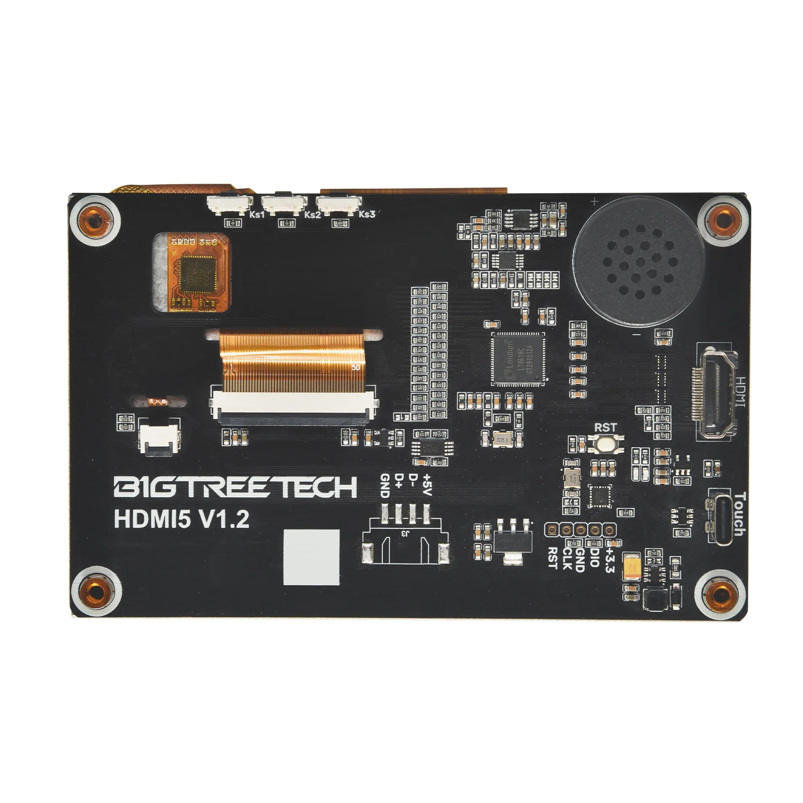 BIGTREETECH HDMI7 V1.2 HDMI5 HDMI pantalla táctil 5/7 pulgadas IPS pantalla piezas de impresora 3D para Raspberry Pi 4 Manta M8P placa - imagen 5