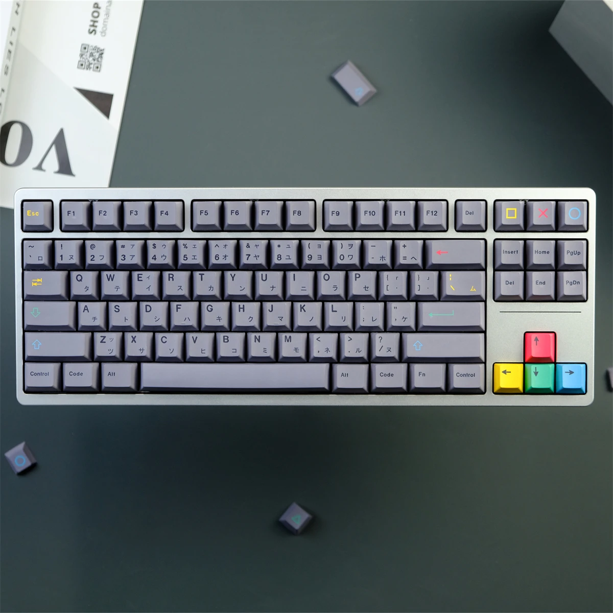 GMK-teclas Dualshot de 129 teclas, accesorio para teclado mecánico japonés Cherry Prrofile PBT Dye, sublimación, para MX Switch 61/64/68/75
