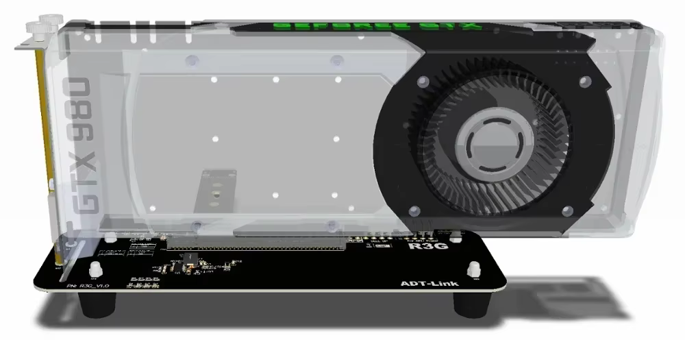 ADT-Link R43SG Adaptador eGPU M.2 NVMe a PCIe 4.0 - imagen 5