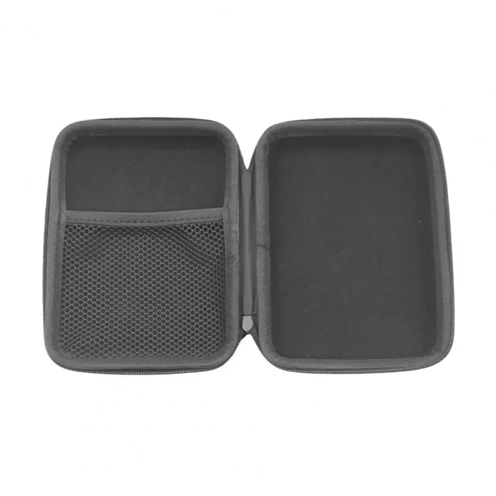 Estuche de almacenamiento útil de forma cuadrada, bolsa de almacenamiento de accesorios de auriculares negra duradera, resistente a impactos - imagen 4