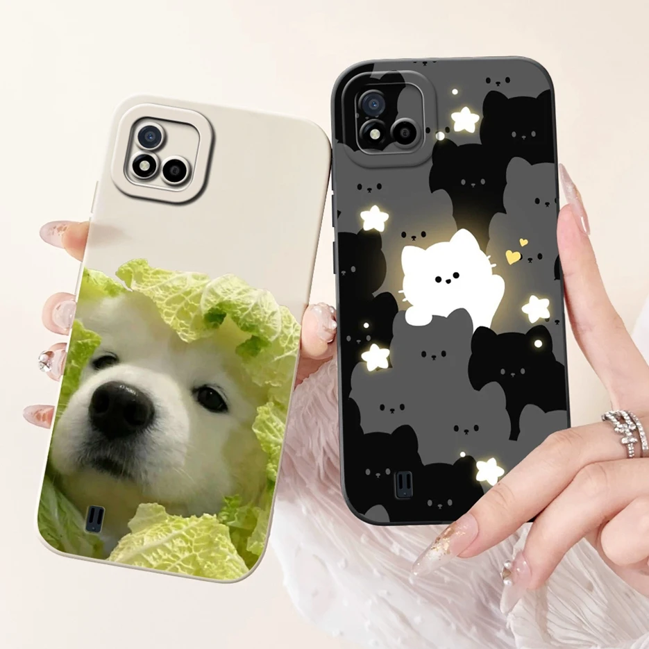 Funda de silicona suave para Realme, carcasa trasera con dibujos de Panda, para Realme C11 2021 RealmeC11 2020, RMX3231 - imagen 5