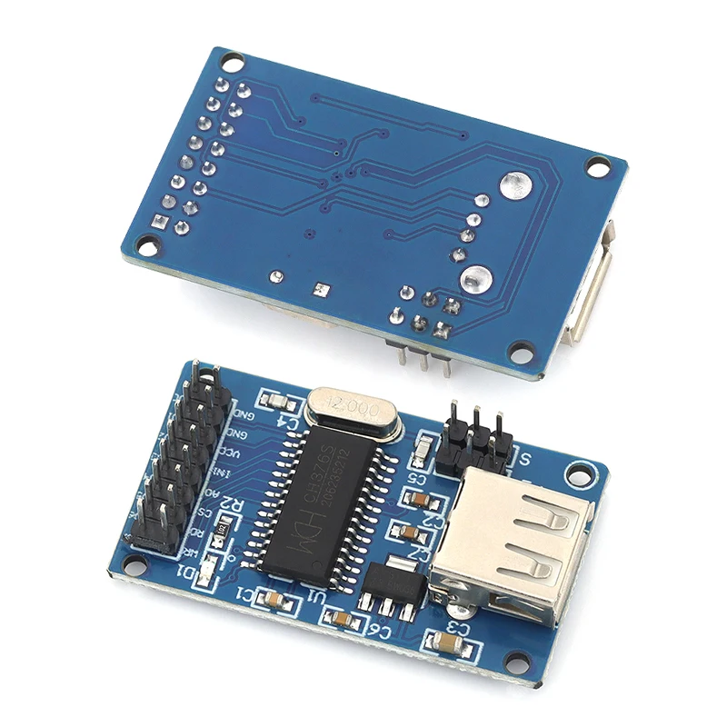 Stlxy 10/5/1 Uds CH376 CH376S U módulo de lectura y escritura de disco compatible con transferencia de Control USB 12MHz