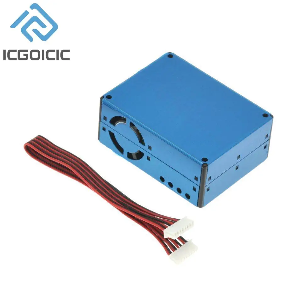 PMS5003 PM2.5 Sensor de partículas de aire/polvo, láser interior, módulo de salida Digital purificador de aire G5 Sensor láser PM2.5 de alta precisión - imagen 4