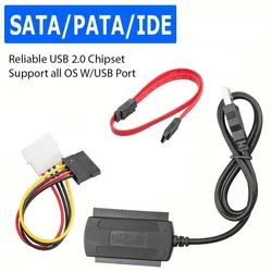 Adaptador USB a IDE/SATA para Discos Duros 2.5 y 3.5 pulgadas