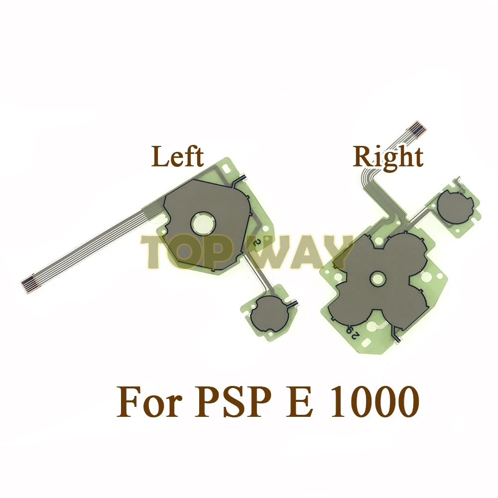 Cinta flexible con botón derecho e izquierdo, cable de volumen para PSPE 1000, PSP E1000, E1004, Cable de teclado izquierdo para PSPE1000, 1 unidad