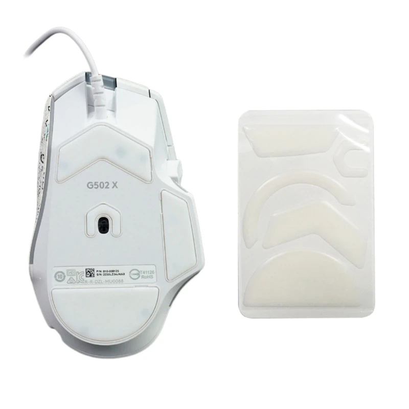 Patines de ratón Tiger Esports versión ICE, pies de ratón con borde curvo para alfombrilla de ratón inalámbrica G502X, antideslizante, blanco, 1 Juego - imagen 3