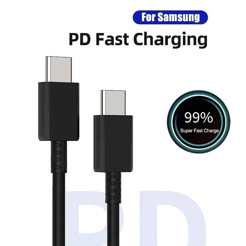 Cable de carga súper rápida USB C Dual 5A PD 45W para Samsung S21 S22 S23 S24 Plus Note20 Ultra A53 A54 A55 Cable de datos de carga rápida - imagen 3
