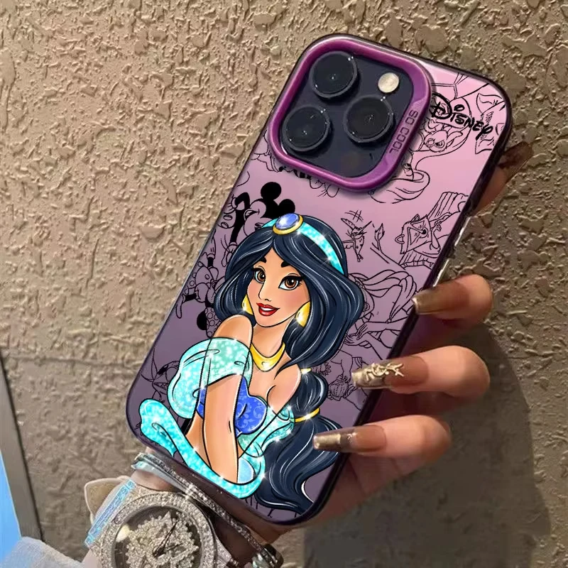 Funda de teléfono Disney Princess Winnies Elsa Jasmine para Samsung Galaxy S25 Ultra S24 S23 S22 S21 Plus S20FE A55 A54 cubierta a prueba de golpes - imagen 4