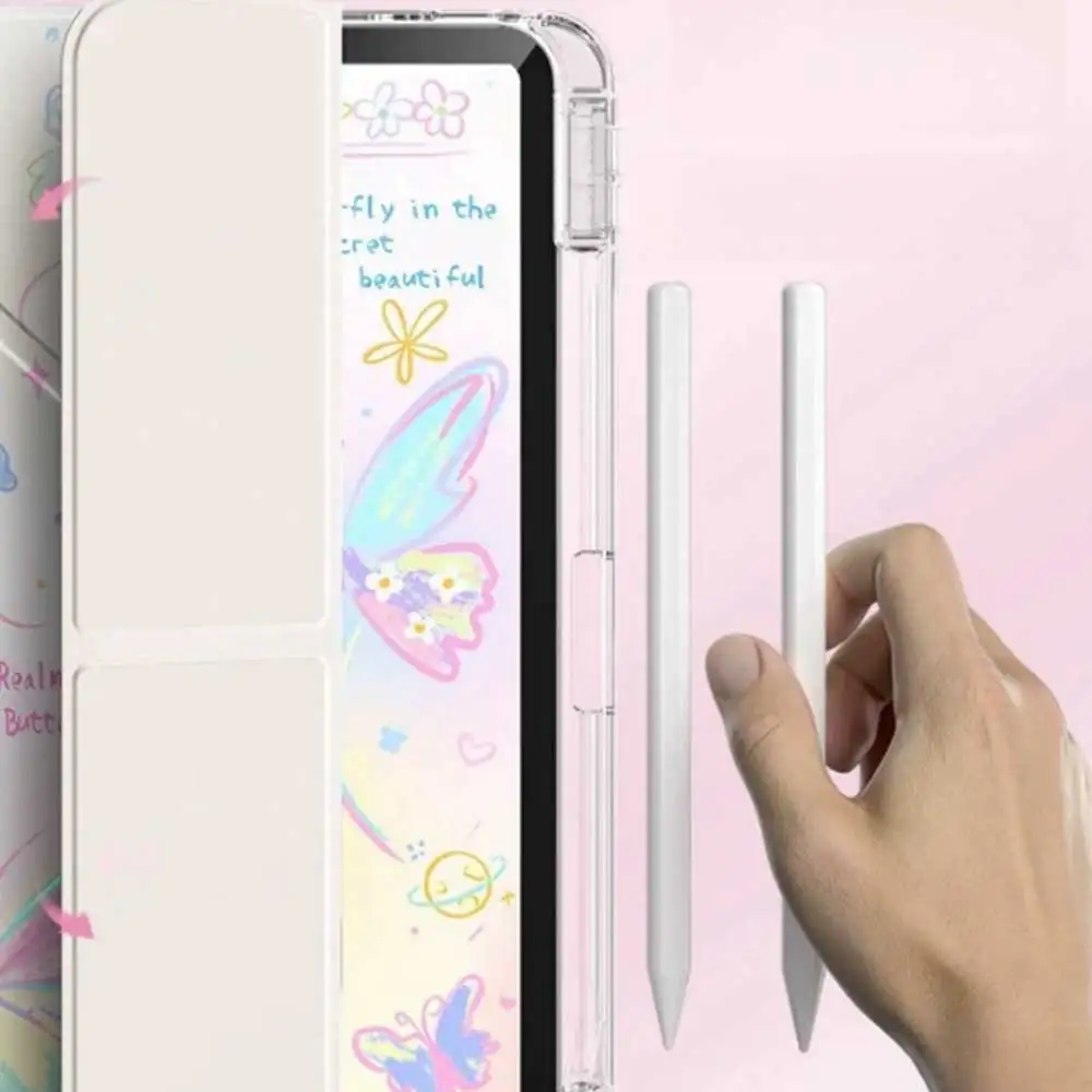 Para iPad Funda A16 11th 2025 10,2 9th 8th 7th Generación Pro 11 13 2024 12,9 Funda portalápices Funda para iPad Air 5 4 13 11 1 2 - imagen 2