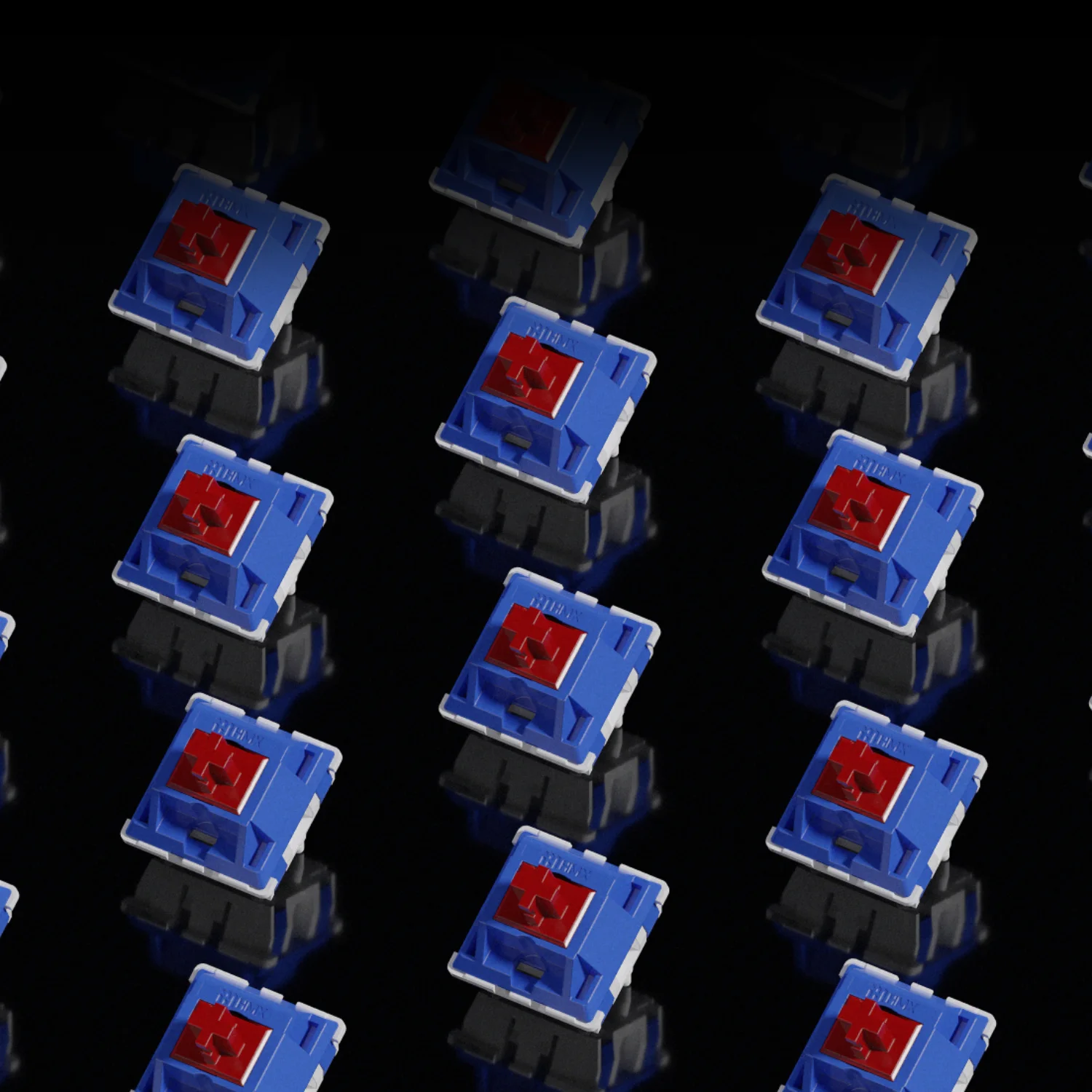 BCKeys×HMX Martini V2 Teclado mecánico interruptores lineales DIY fuerza de Actuación lubricada de fábrica 42g 48g vástago LY - imagen 3