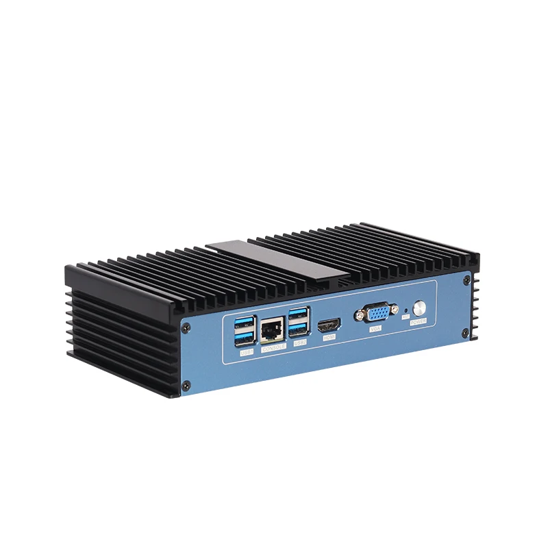 BEBEPC Mini PC industrial con soporte Inter i7-6500U DDR4 SSD Linux con 6xi211 LAN 1xHDMI 4xUSB3.0 1xVGA Computadora compacta - imagen 3