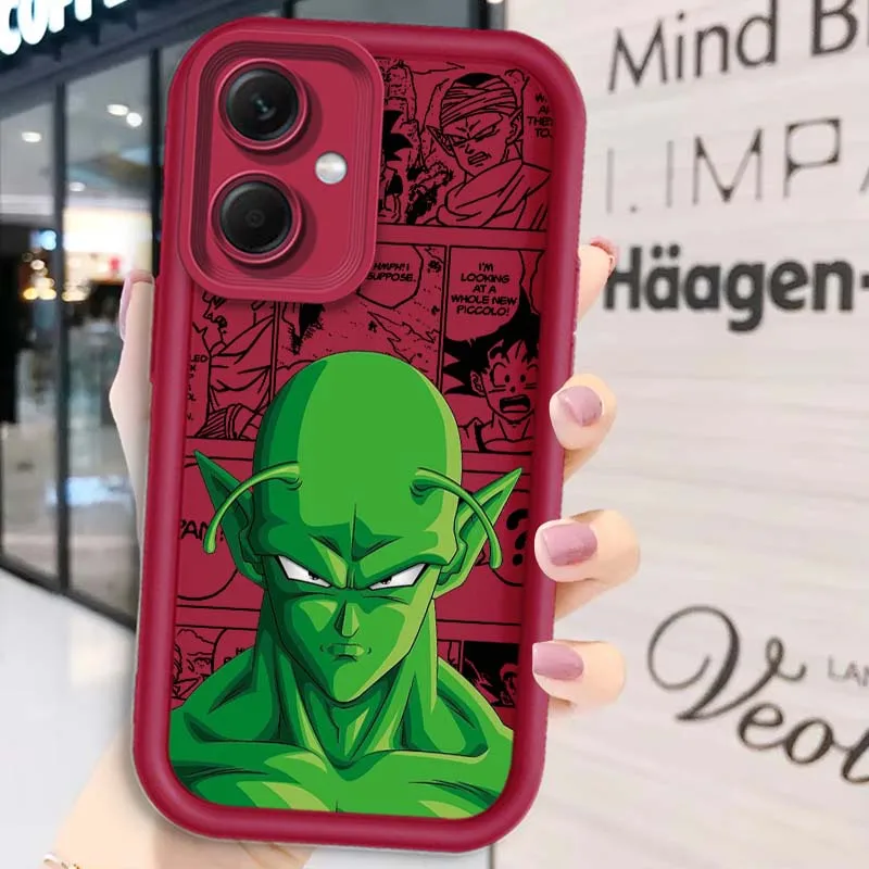 D-Dragon Ball Anime Art Cover para Redmi Note 14 13 12 11 13R 12R 12T 11T Pro Plus Eye Ladder funda de teléfono - imagen 5