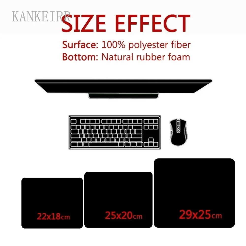 Alfombrilla de ratón de Anime Genshin Impact Keqing, alfombrilla de ratón XS para juegos, alfombrilla de escritorio pequeña, alfombra de jugador para ordenador, alfombrilla para teclado para ordenador - imagen 4