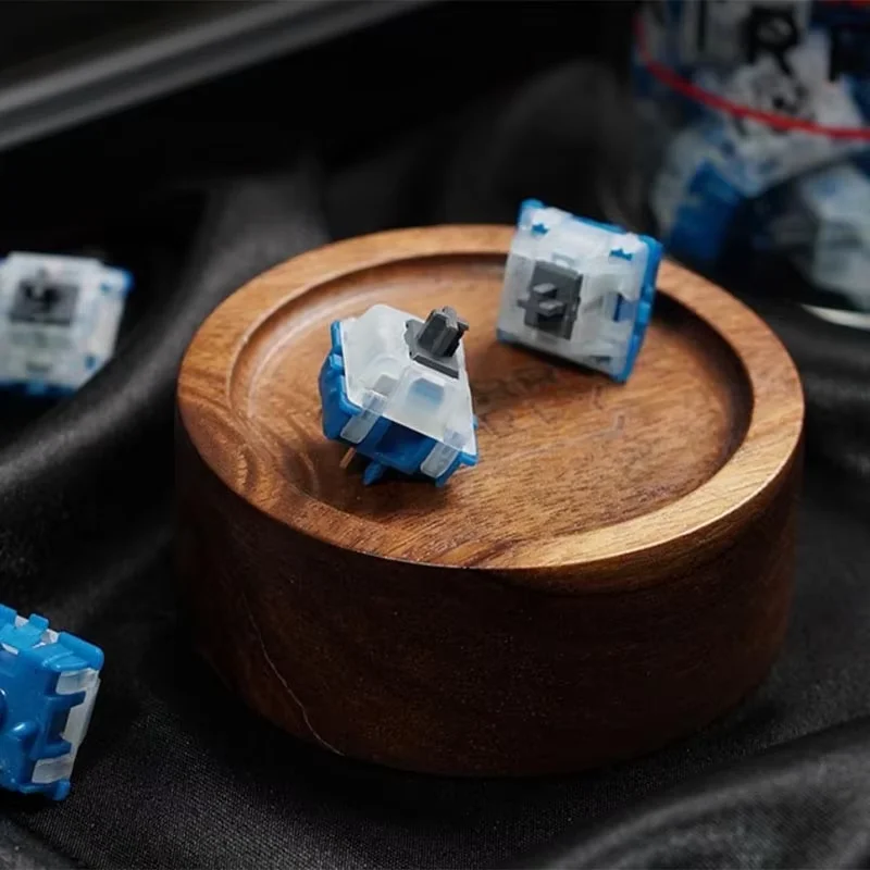 Original Cherry MX2A Aurora interruptor lineal silencioso 5 pines POM 45gf para teclado mecánico para jugar interruptores silenciosos MX PC lubricado en fábrica - imagen 3