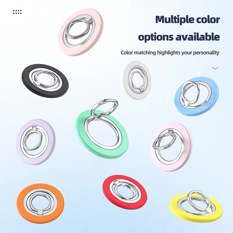 Soporte de anillo magnético para teléfono móvil WSSHE, Compatible con iPhone 15 16 14 Series para soporte de agarre extraíble MagSafe para teléfono móvil