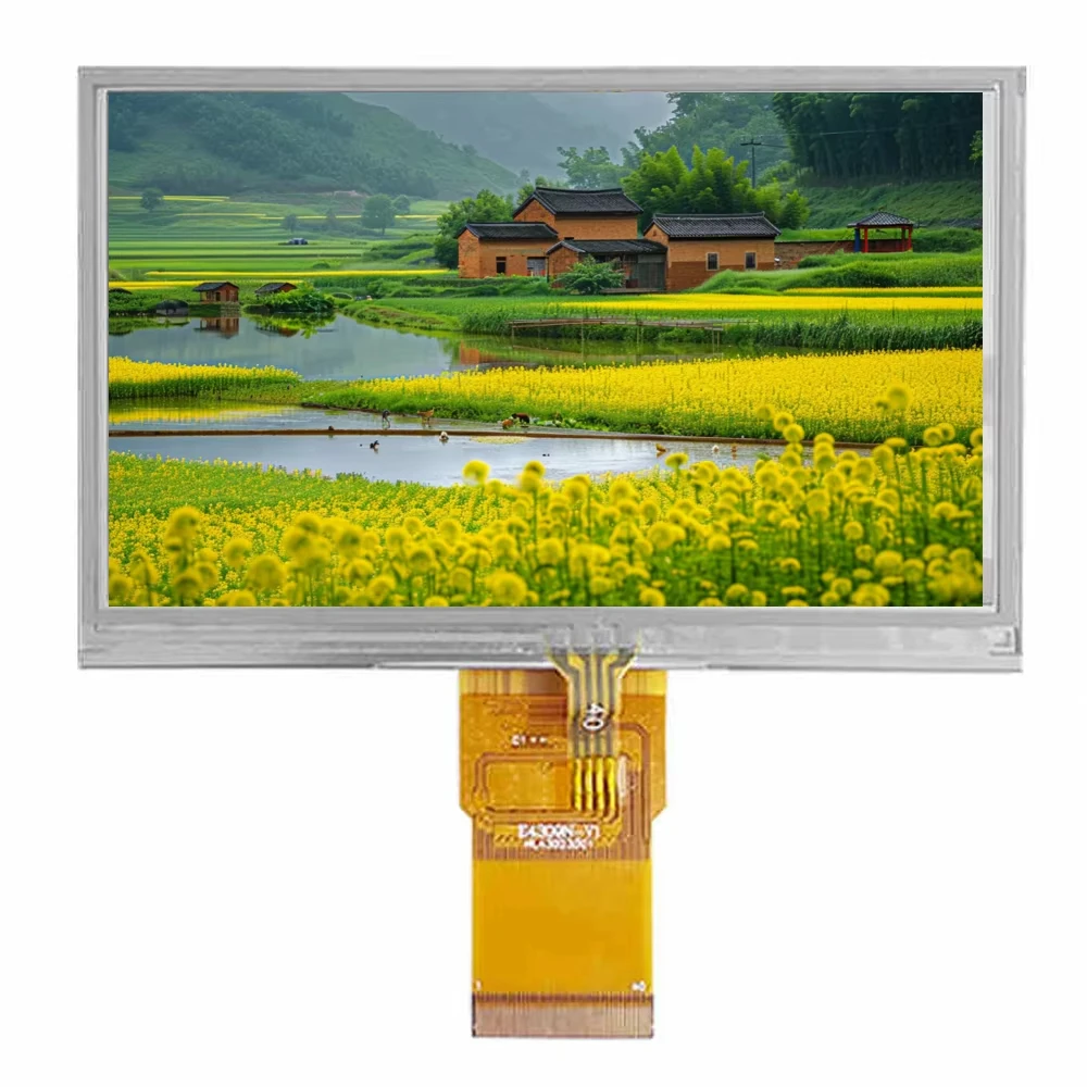 Módulo de pantalla TFT de 4,3 pulgadas MCU pantalla serie IPS paralela HD condensador táctil 800 luminancia 40PIN