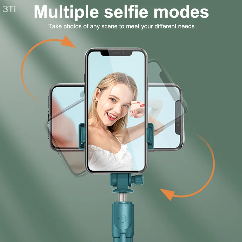 Palo de Selfie para teléfono móvil, trípode con Bluetooth remoto inalámbrico, soporte para teléfono con luz de relleno de belleza para teléfono - imagen 4