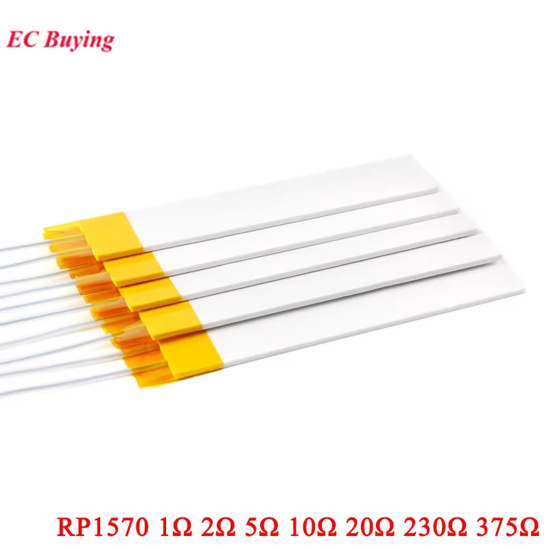 RP1570 1Ω 2Ω 5Ω 10Ω 20Ω 230Ω Placa calefactora MCH de cerámica de alta temperatura Calentador eléctrico de 1000 grados 1R 2R 5R 10R 20R 375R - imagen 4