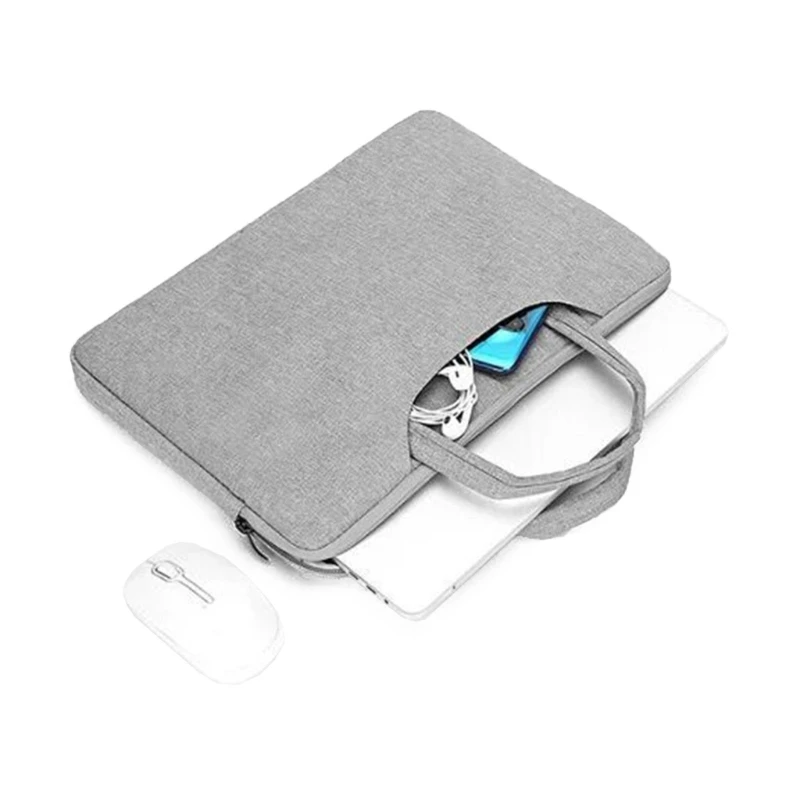 Bolso de mano multifuncional para hombre y mujer, bolsa delgada para ordenador portátil, envío directo - imagen 2