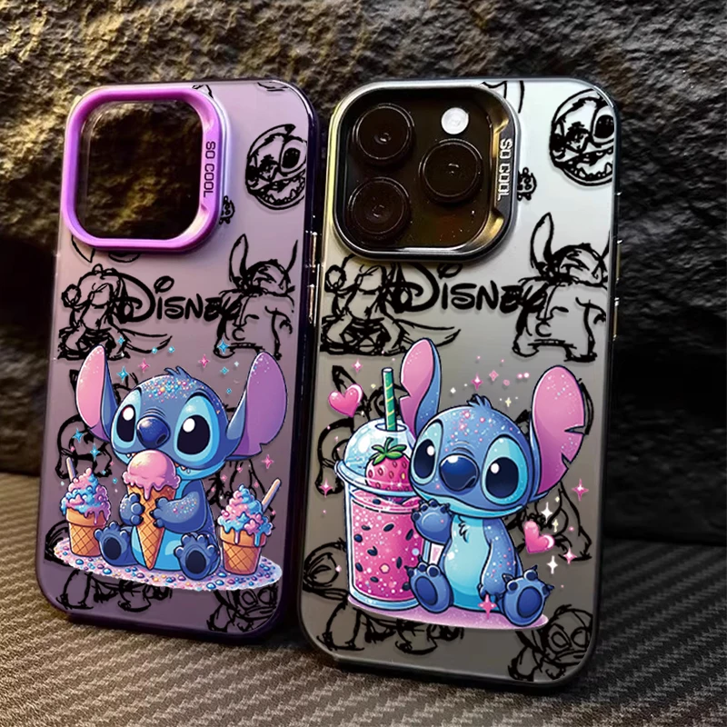 Funda mate encantadora de Stitch de Disney para Xiaomi POCO X6 X5 X3 NFC F3 F4 GT F5 F6 M6 Pro 4G M5S C65 Mi 13T 12T 14 13 12 11 Lite 5G NE