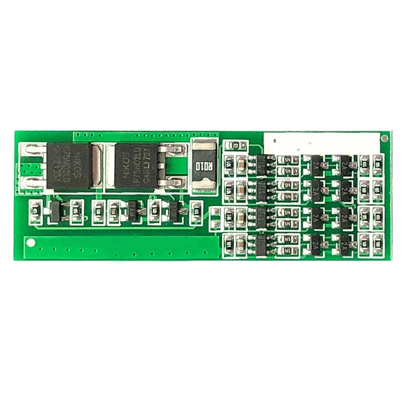 Placa de protección de cargador de batería de litio BMS, 5 piezas, 4S, 16,8 V, 8A, con Balance de batería de energía/mejora la placa de protección PCB - imagen 4