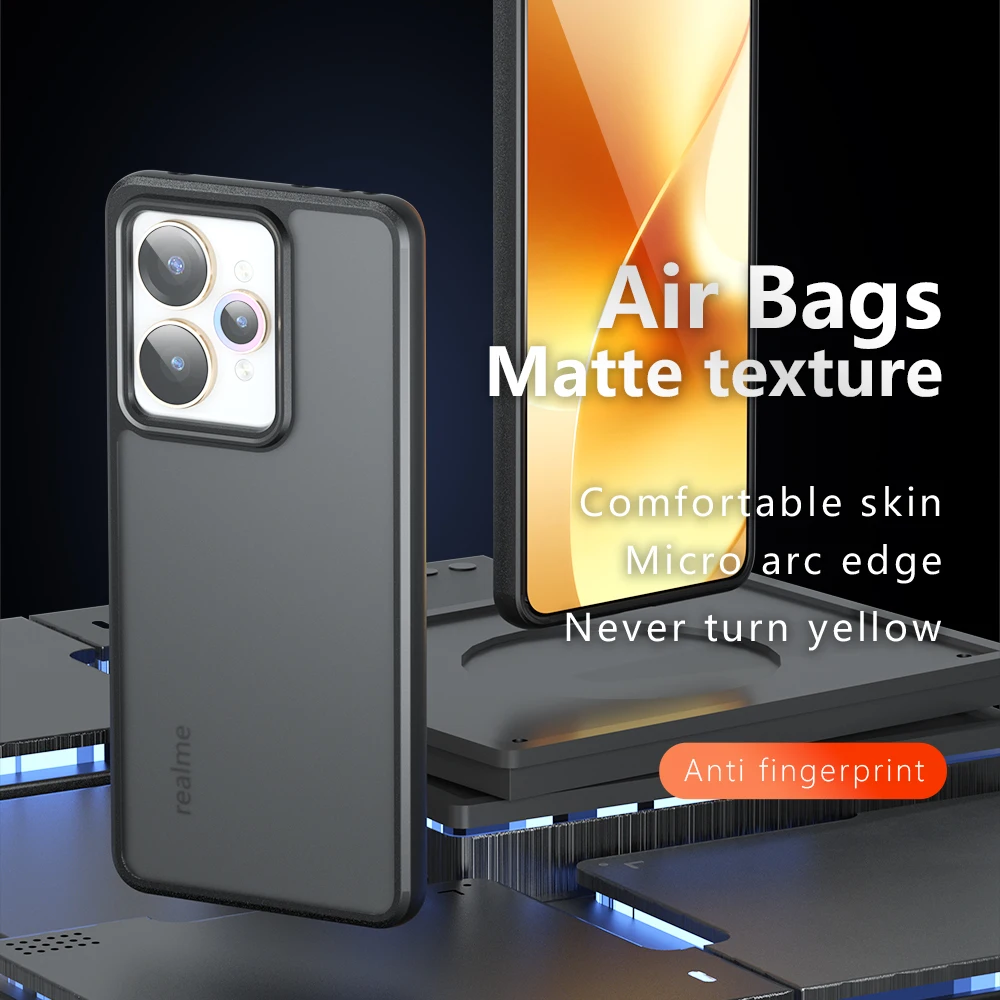 Para OPPO Realme 15 Pro 5G Funda trasera Phnoe Funda a prueba de golpes Airbag anticaída protectora antihuellas mate Funda Coque fundas - imagen 3